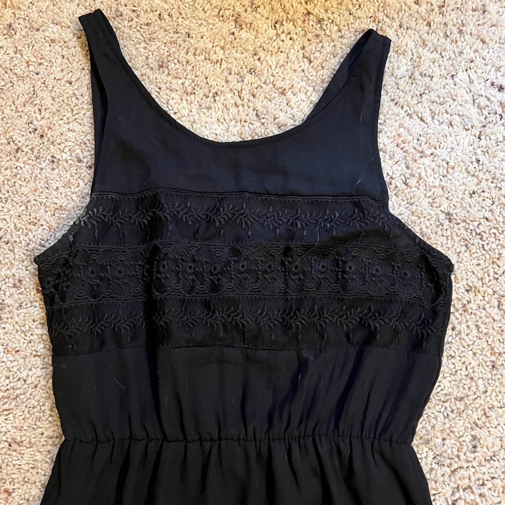 Long black dress